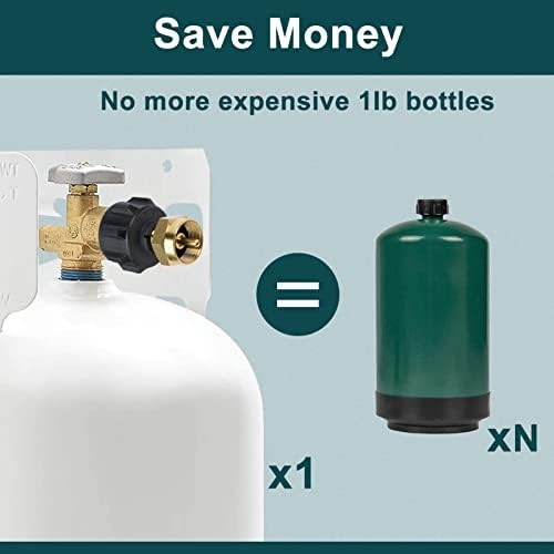 Propane tank refill adapter one pound