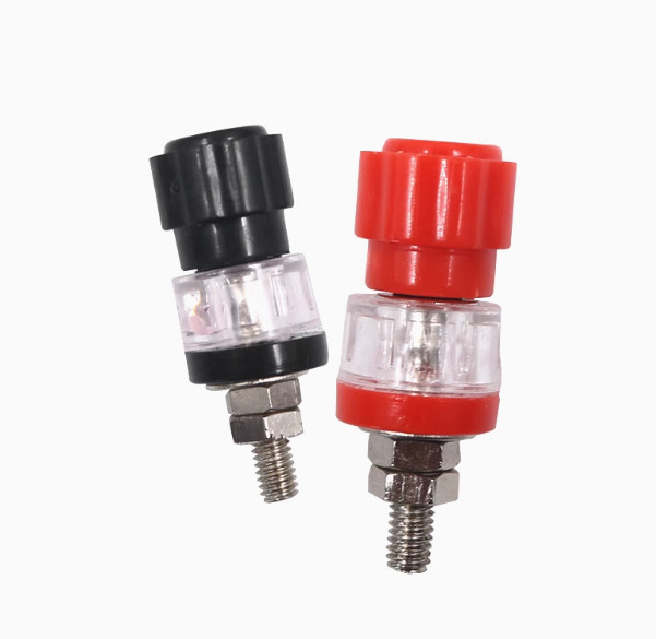 JS-910A Binding Posts Terminal Connector Banana Plug Socket 4mm Red Black