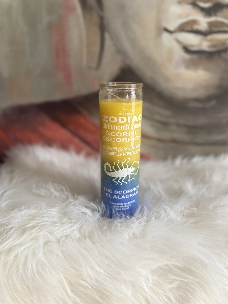Scorpio  zodiac candle