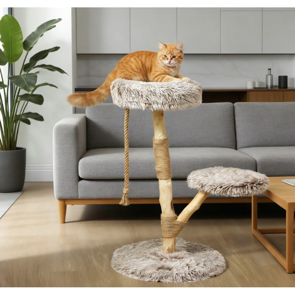 Cat Tree Tower Multi-Level w/Scratching Posts, Bed & Toy, Free Shipping