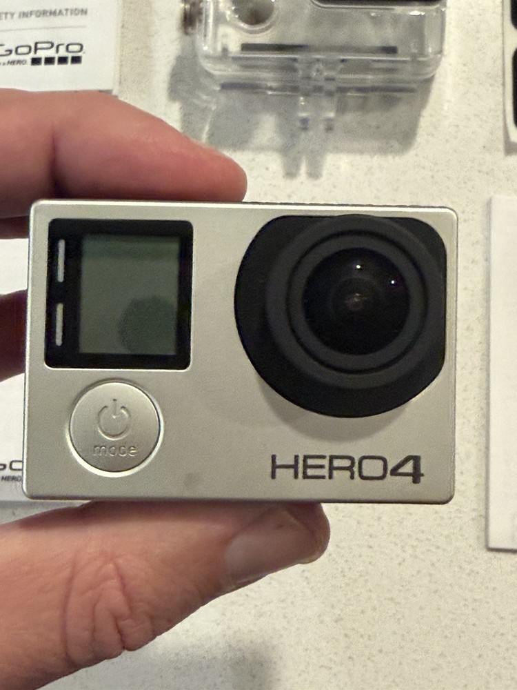 GoPro HERO4 Action Camera - Silver With ACCESSORIES