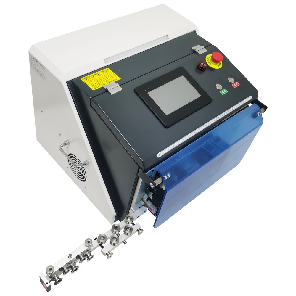 1-16mm² Fully Auto Computer Wire Stripping & Bending Machine w Touch Screen