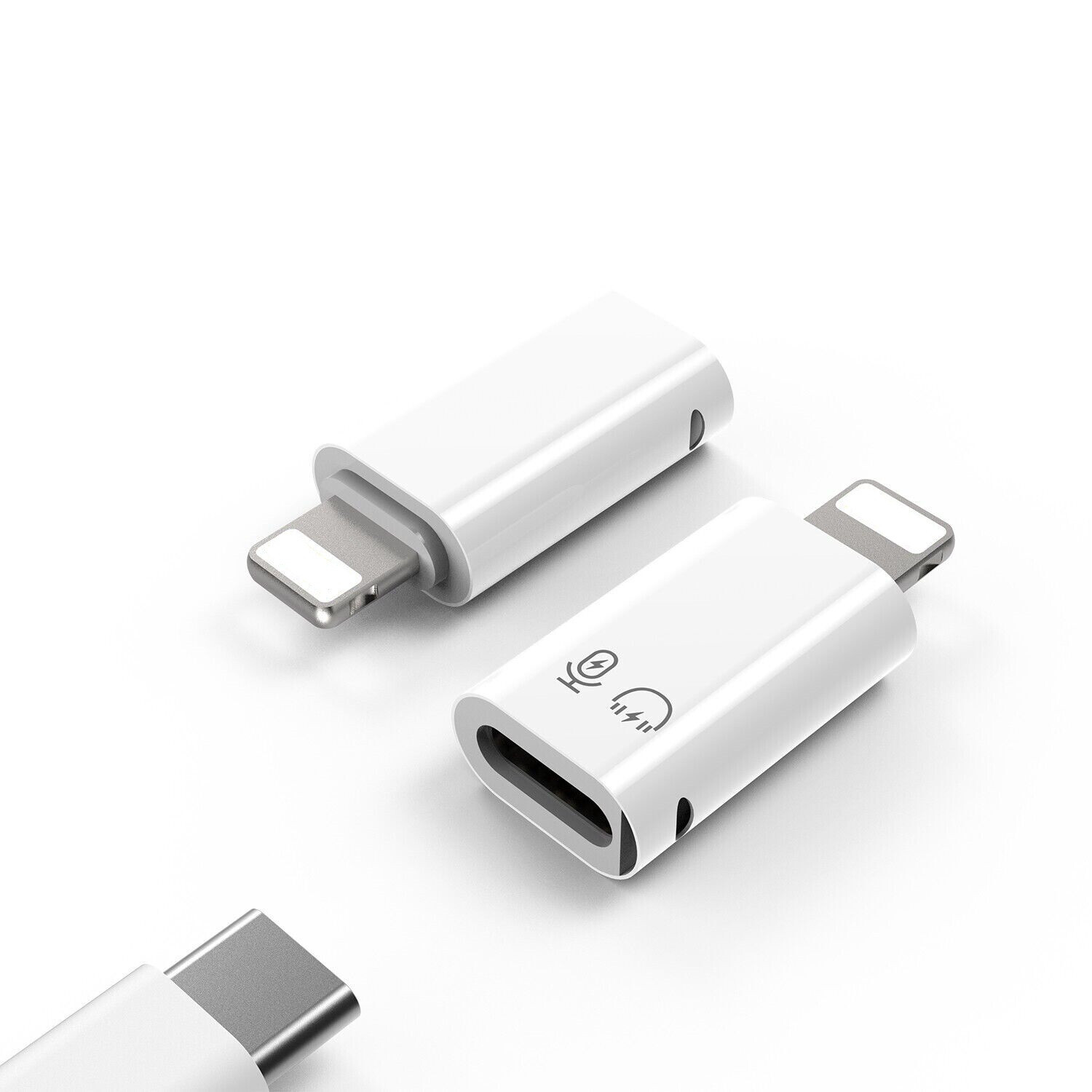 5.8 USB Type C Female to iOS Male Adapter For iPhone 14/13/12/11/XR/XS/SE 3 Lot