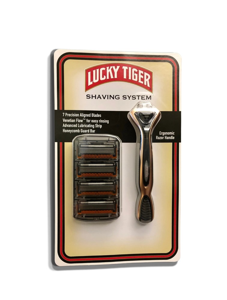 Lucky Tiger Shaving System Displ