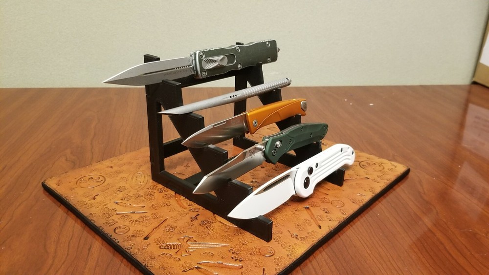 5 Knife Display Stand For Microtech And Others