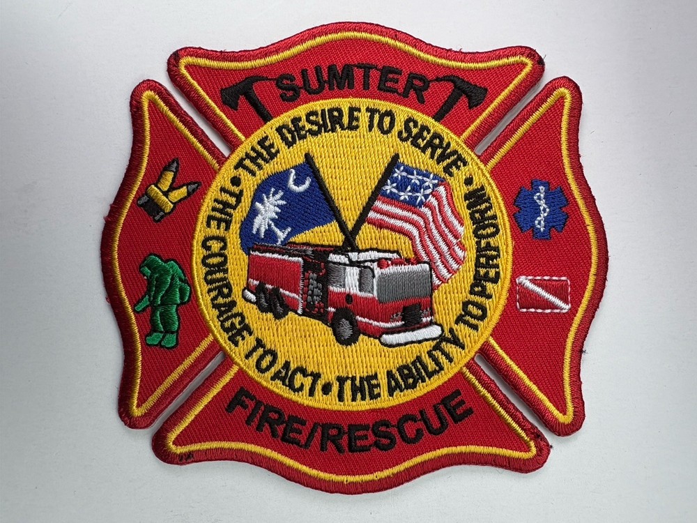 Sumter South Carolina Fire Rescue Patch
