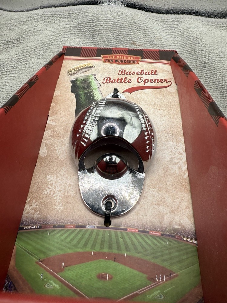 BASEBALL Bottle Opener Wall Mounted