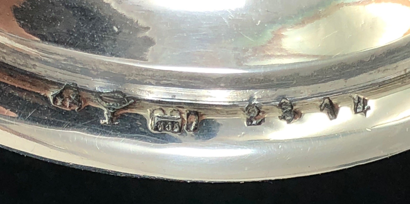 Vintage Austrian 835 Silver Double Headed Eagle Dinner Table Bell 52g