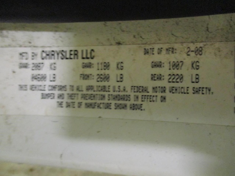 AVENGER 2008 Battery Tray 1811348