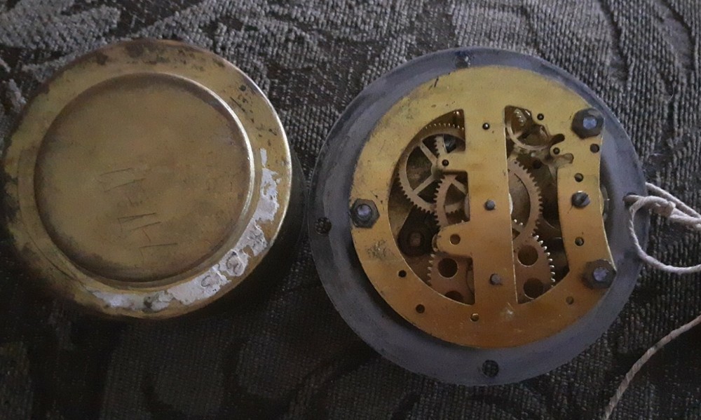 Vintage Chart Drive Timer Wind Up Motor Works!