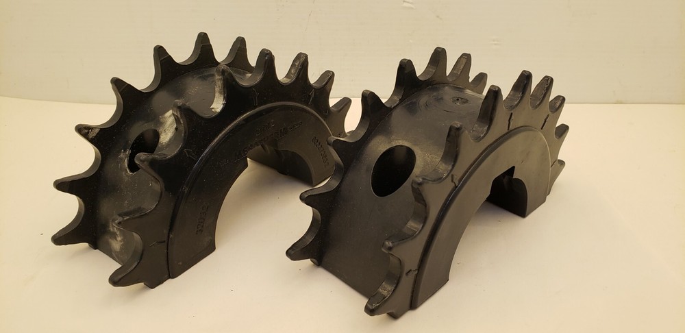 MECATHERM 32092 DOUBLE SINGLE SPLIT ROLLER CHAIN SPROCKET, 70MM BORE, 20T, NNB