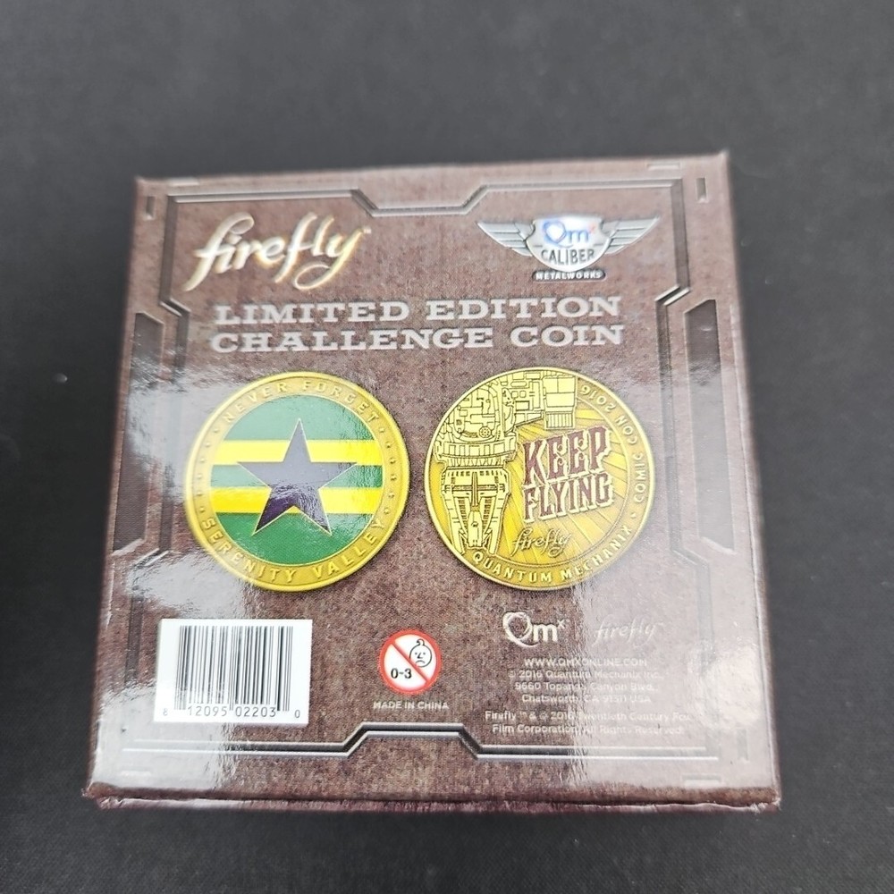 Firefly Keep Flying Limited Edition Challenge Coin 2016 Lootcrate