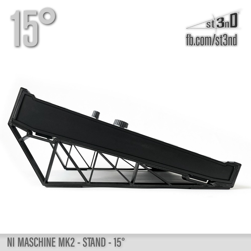 NI MASCHINE MK2 STAND - 15deg - 3D printed