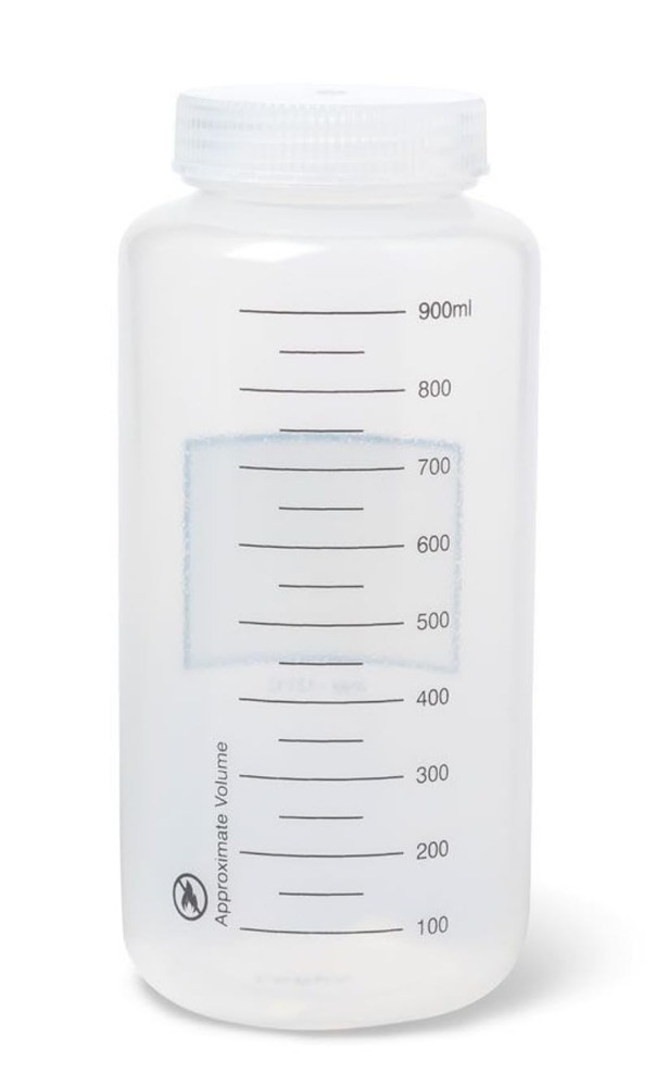1 Each Sample Containers With Lids 32 Oz 1000ml Polypropylene Reagent Bottle