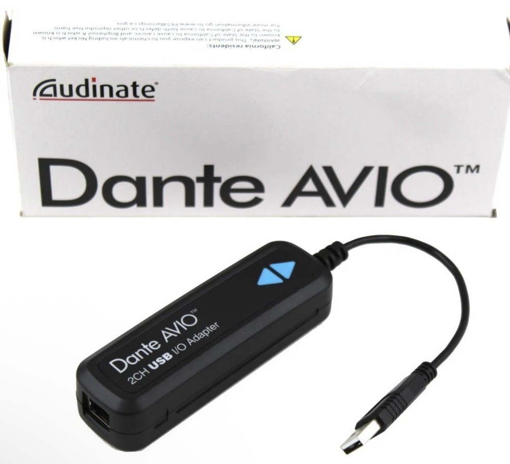 Audinate Dante AVIO 2 Channel USB Adapter