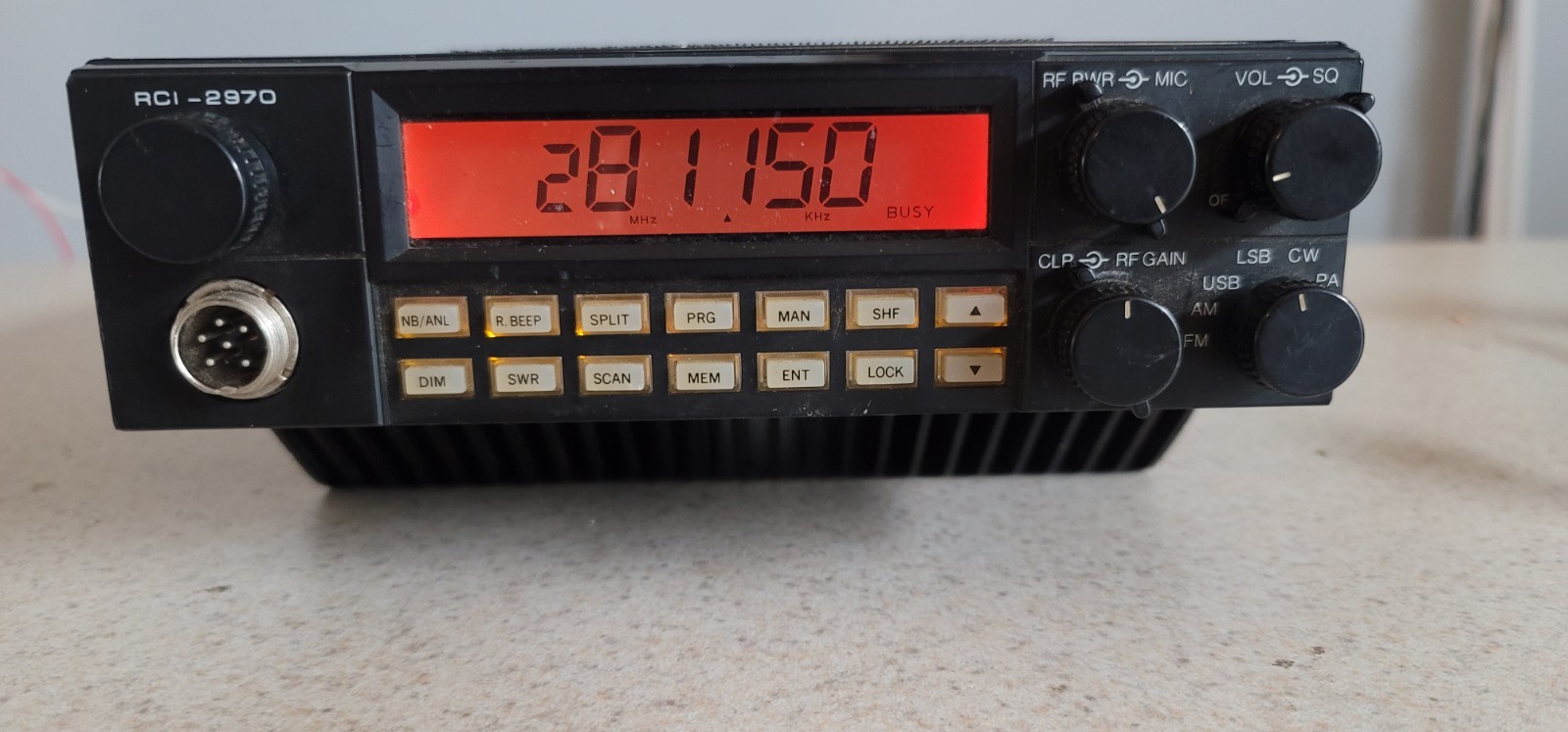 RANGER RCI 2970 TEN METER RADIO FIRST GENERATION ASTATIC MIC
