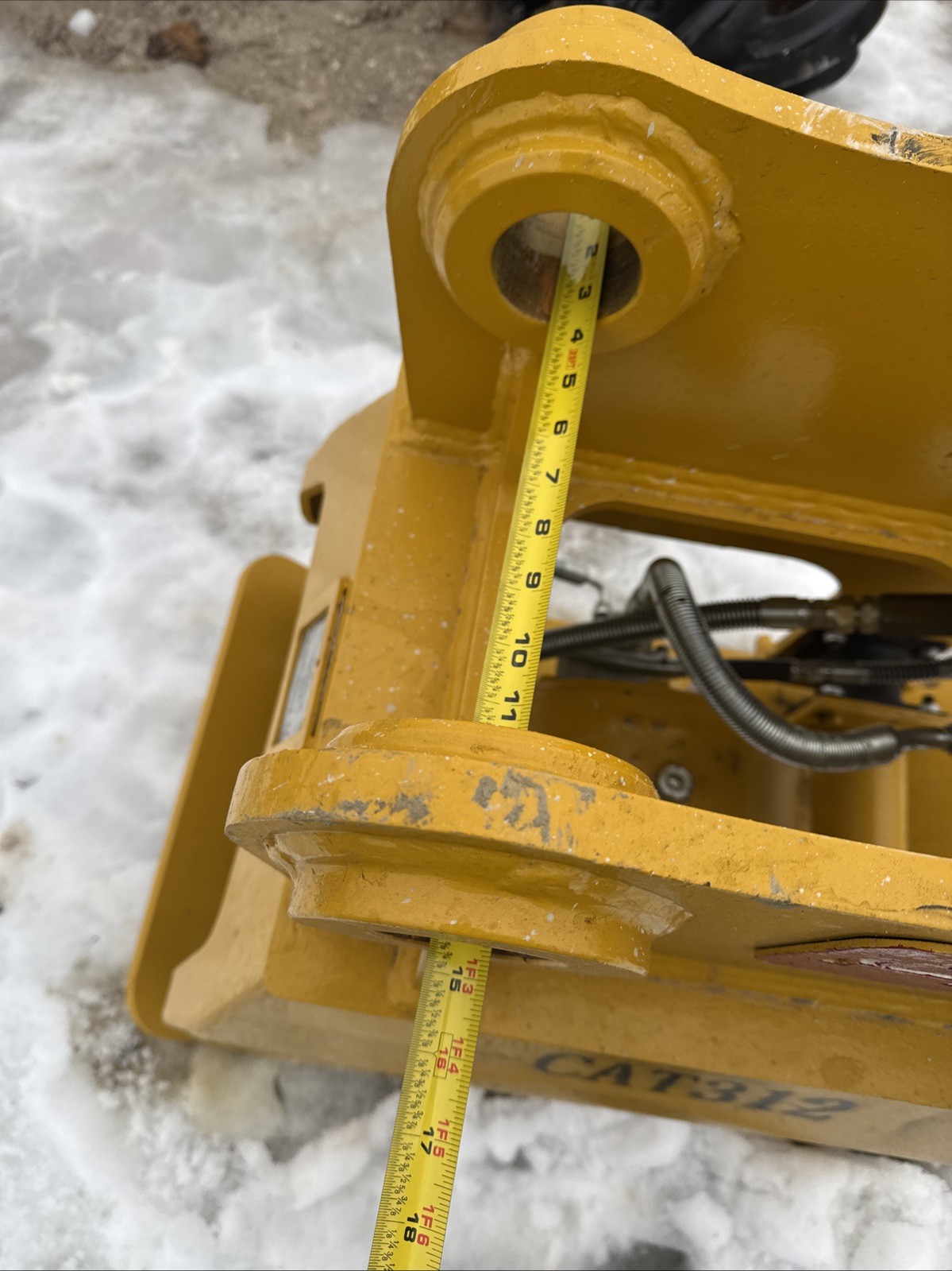 Cat 312 Excavator Plate Compactor Hydraulic New 65 Mm Pin