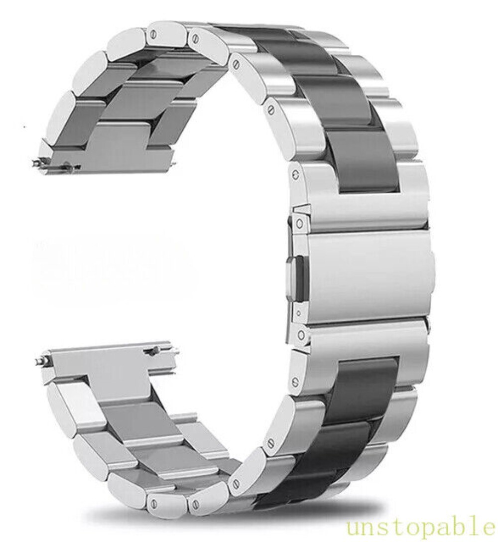 18/20/22/24mm Metal Watch Band Strap Replacement Stainless Steel Wrist Bracelet