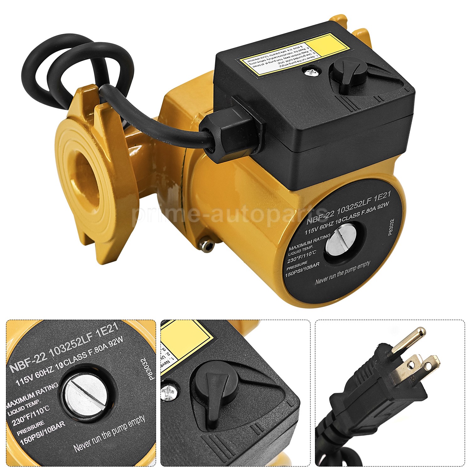 For Bell & Gossett 103252 Model Nbf-22 Lead-Free Wet Rotor Circulator Pump NEW