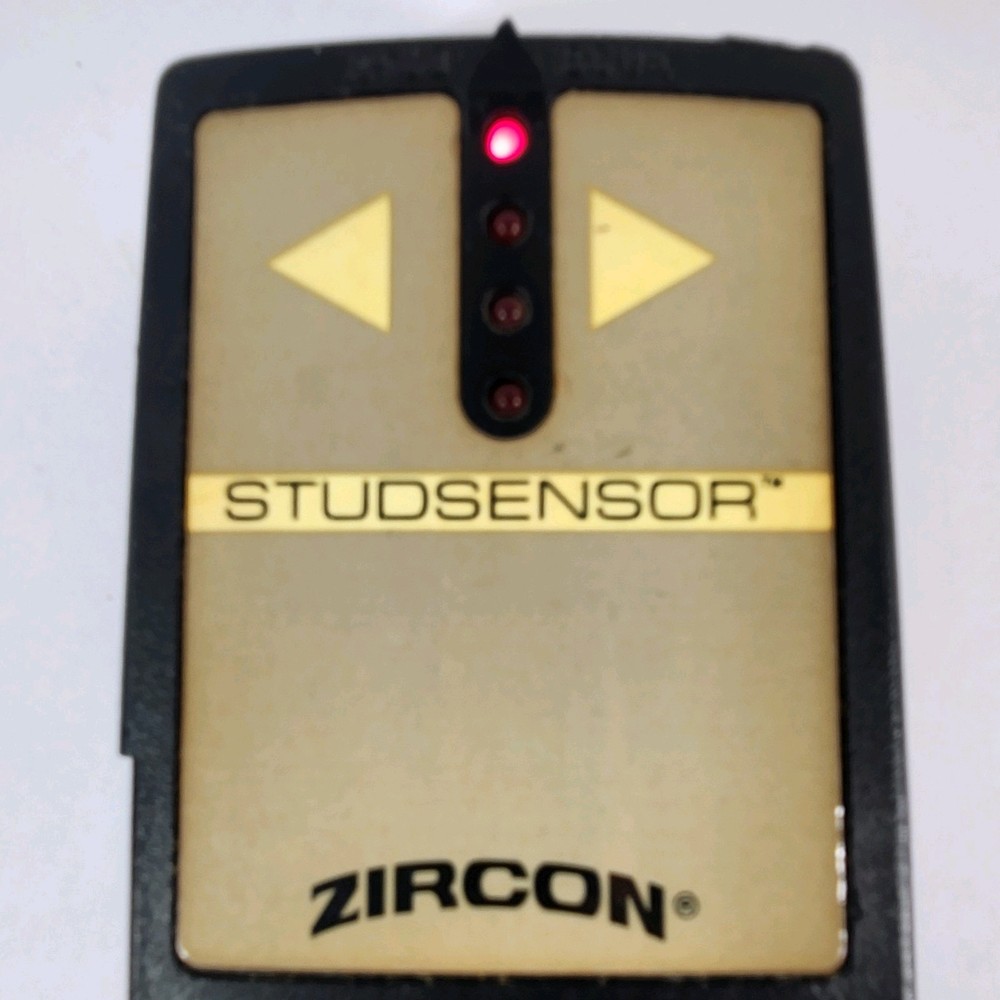 Vintage Zircon StudSensor 2 Denisty Dial Stud Finder Sensor Unit Tested Works