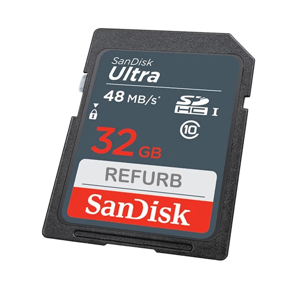 LOT 10x SanDisk SD Ultra 32GB - Class 10 SDHC-I 48MB/s Flash Memory Card