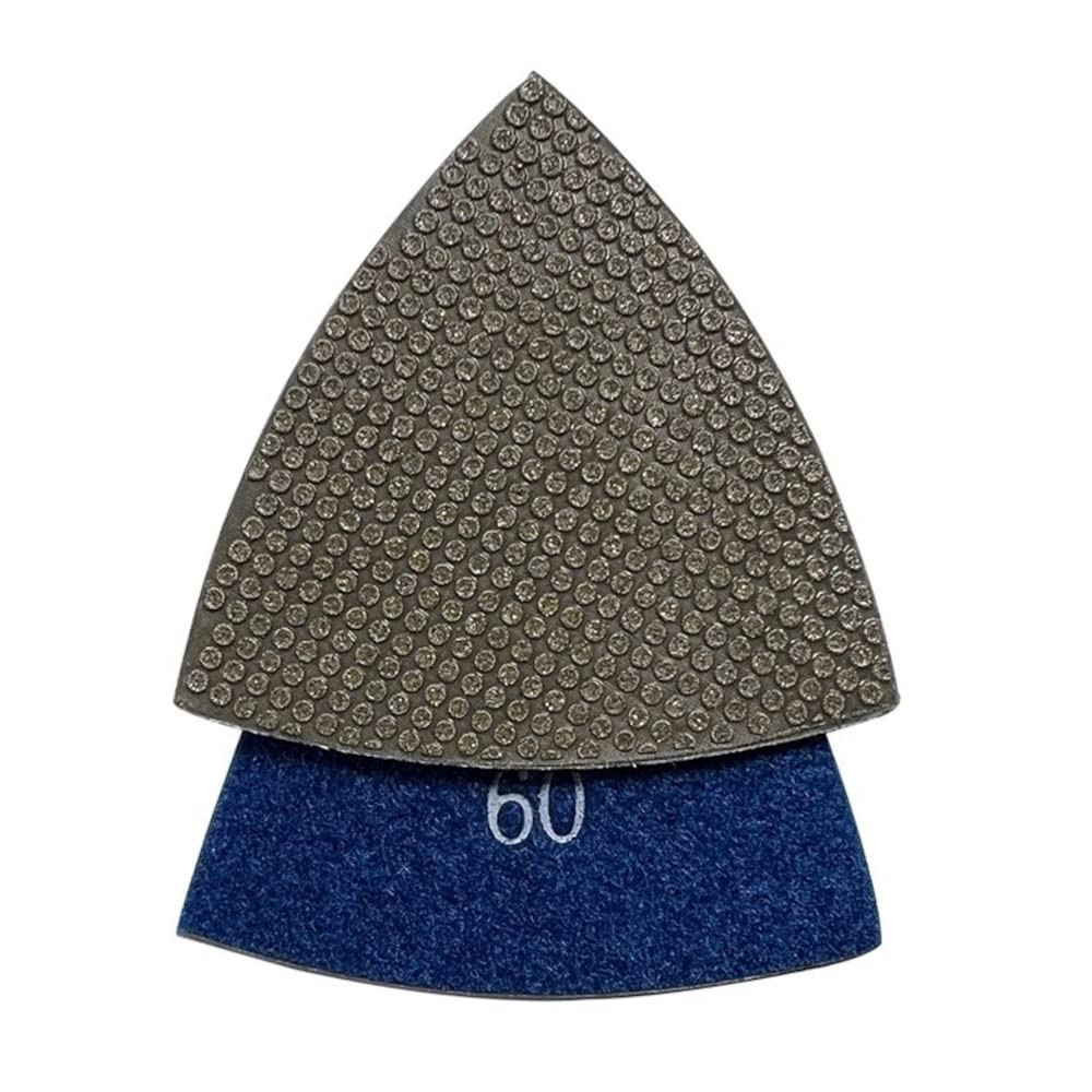3" Triangular Diamond Grinding/Polishing Pads for Oscillating Multi-Tools, 30, 6