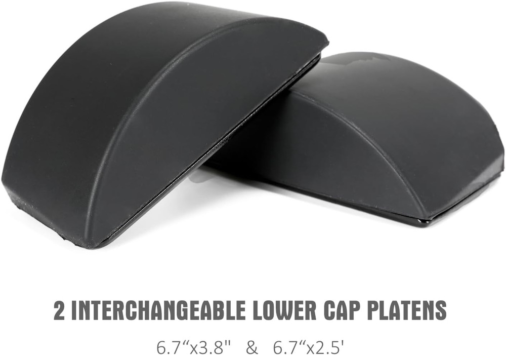 Black Hat Heat Press Machine with 2 Interchangeable Platens for Caps