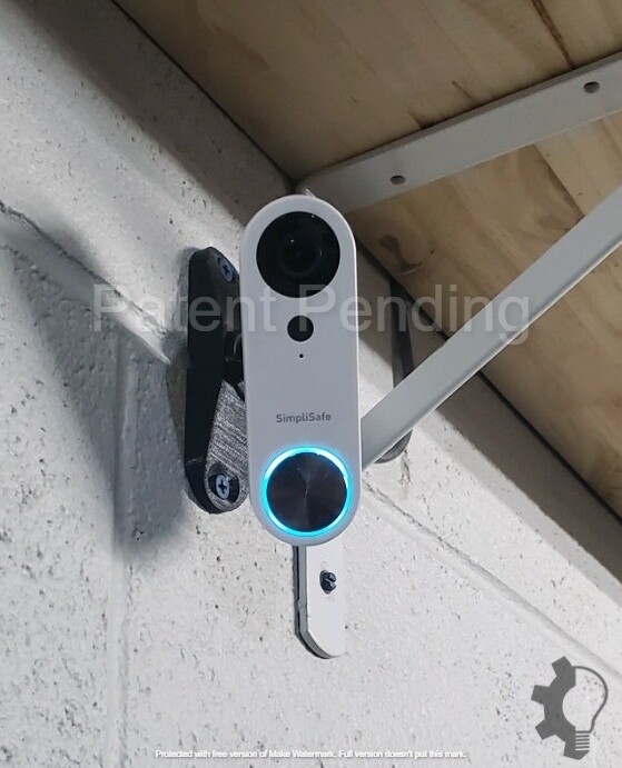 Simplisafe Adjustable Mount, Doorbell Camera Mount