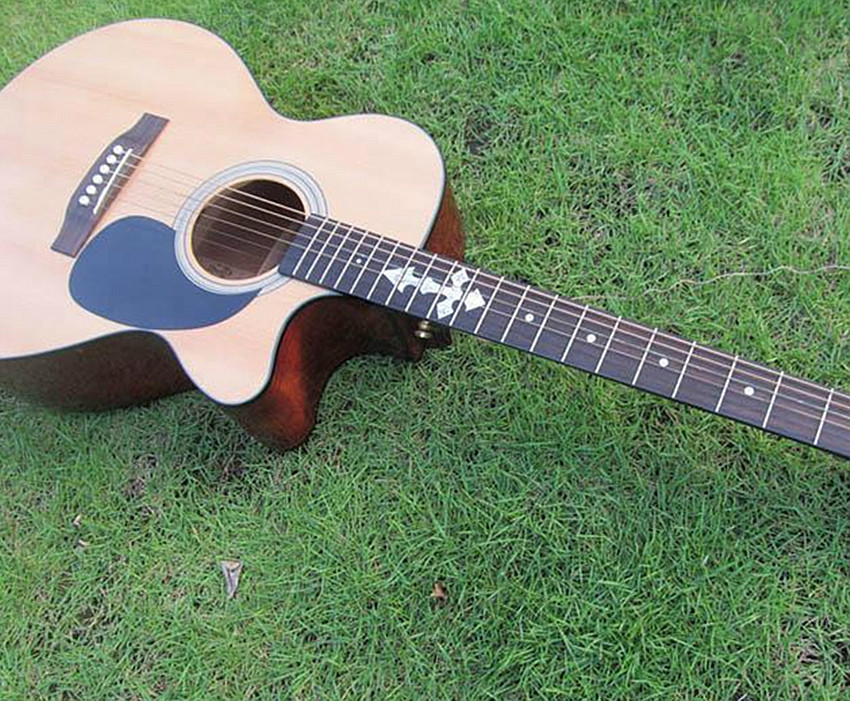 Guitar Inlay Stickers Cross Pattern Decals
