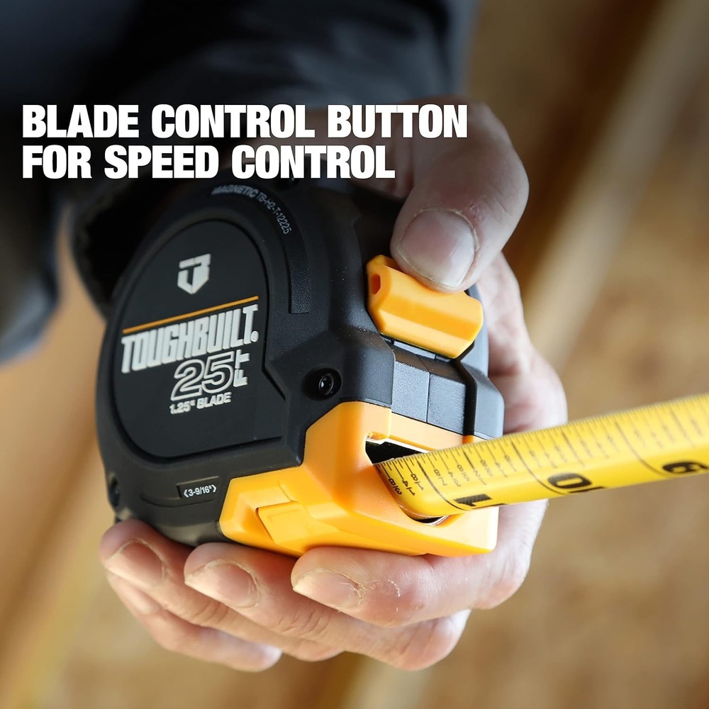 25-foot ProBlade™ tape measure with tape control function