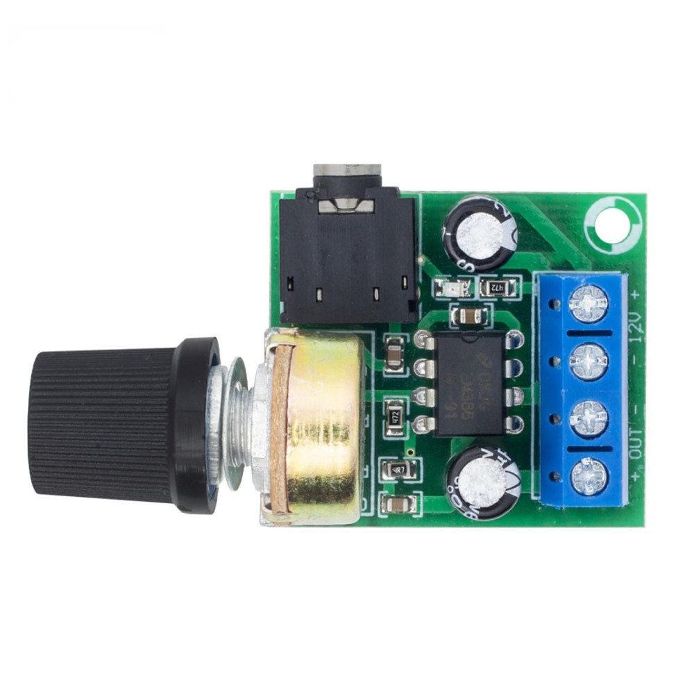 2* Adjustable Volume LM386 Mini Audio Power Amplifier Board DC3~12V Module E
