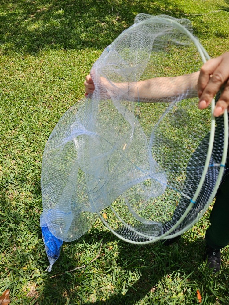 Durable Hoop Net for Ballyhoo & Baitfish 45"