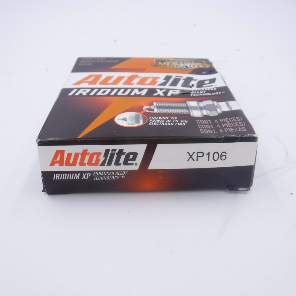 4 Pack Autolite Iridium XP Spark Plugs XP106