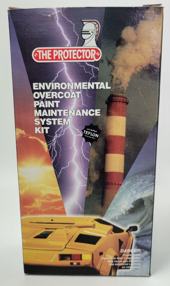 Vtg NOS The Protector Environmental Overcoat Paint Maintenance System Kit ECP