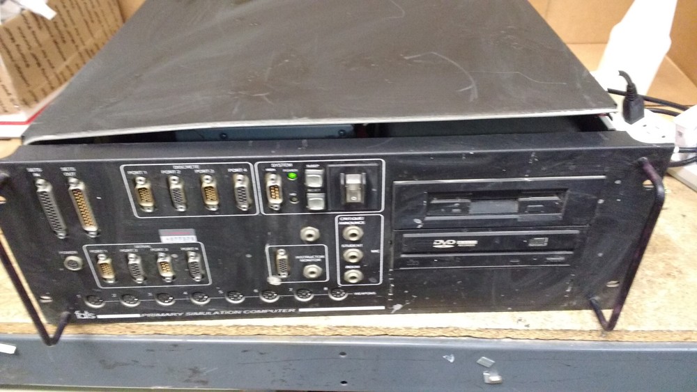 primary simulation computer POWERS ON