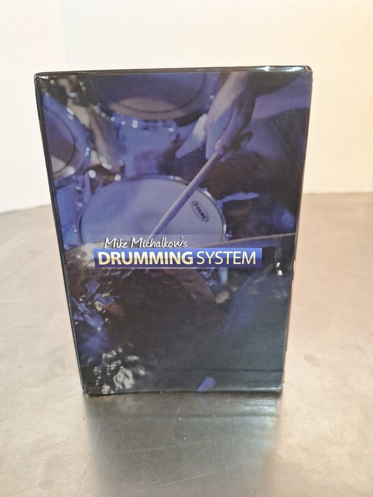 Mike Michalkow’s Drumming System 20 DVD & 15 CD Play Along Set - 2009 - EUC!