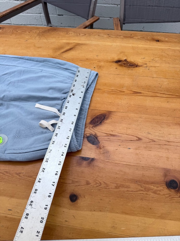 MENS EUBI LIGHT BLUE AVOCADO PATCH PULLON DRAWSTRING JOGGER SWEATPANTS M F8