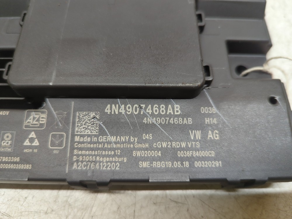 2018 PORSCHE CAYENNE GATEWAY CONTROL MODULE MK3/E3 (9YA) 4N4907468AB #00123733