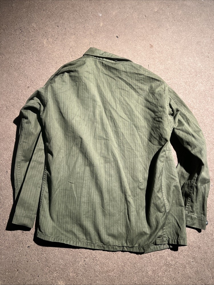 WW2 US Army HBT Jacket Good Condition 1945 Dated (FF505