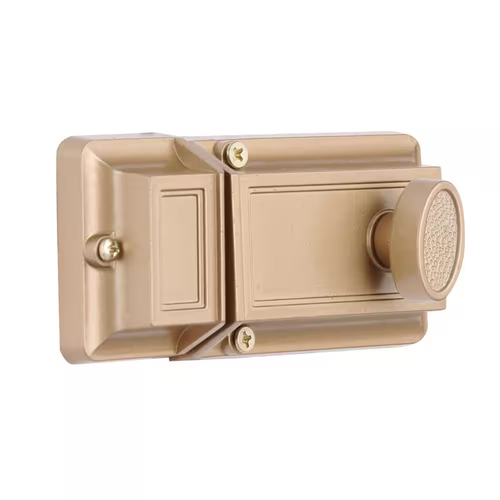 Single Cylinder Rim Deadlatch, Diecast, Brass