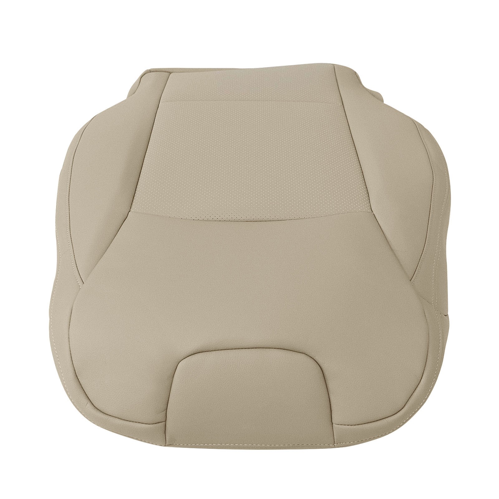 Front Bottom/Top Seat Cover Leather Tan For 2015-2019 Subaru Legacy Outback Tan