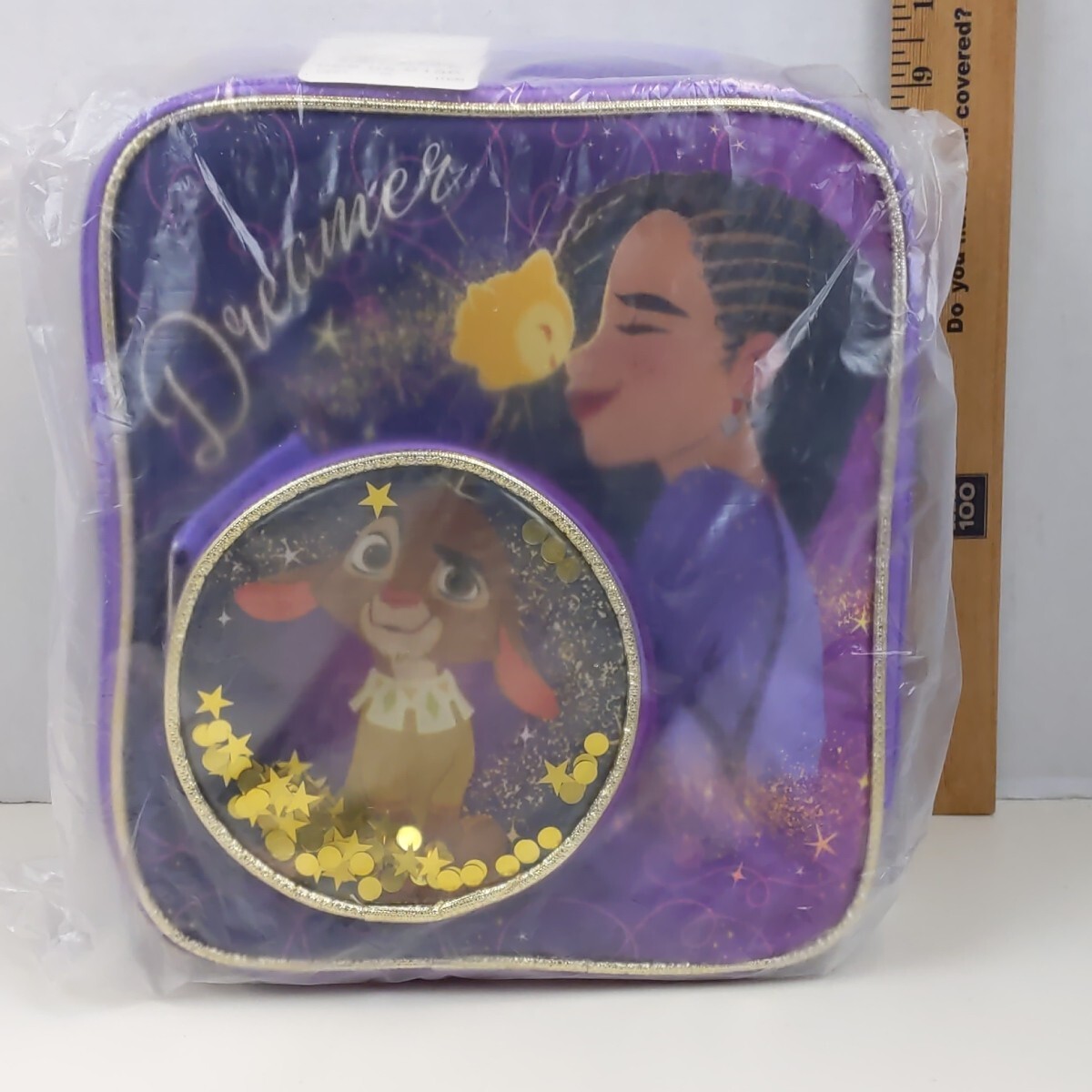 Disney Princess Tiana Lunch Box Purple Dreamer Gold Glitter Kids Insulated Bag