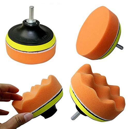 Car Polishing Buffing Pad Auto Pad Kit Buffer + Drill Adapter Polisher 4inch2019