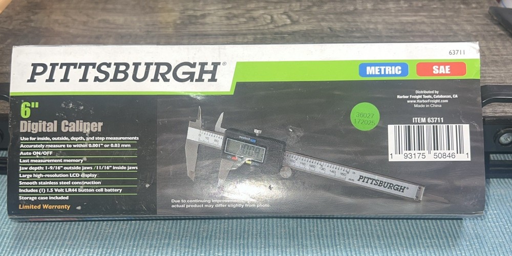 Pittsburgh 6” Digital Caliper   I