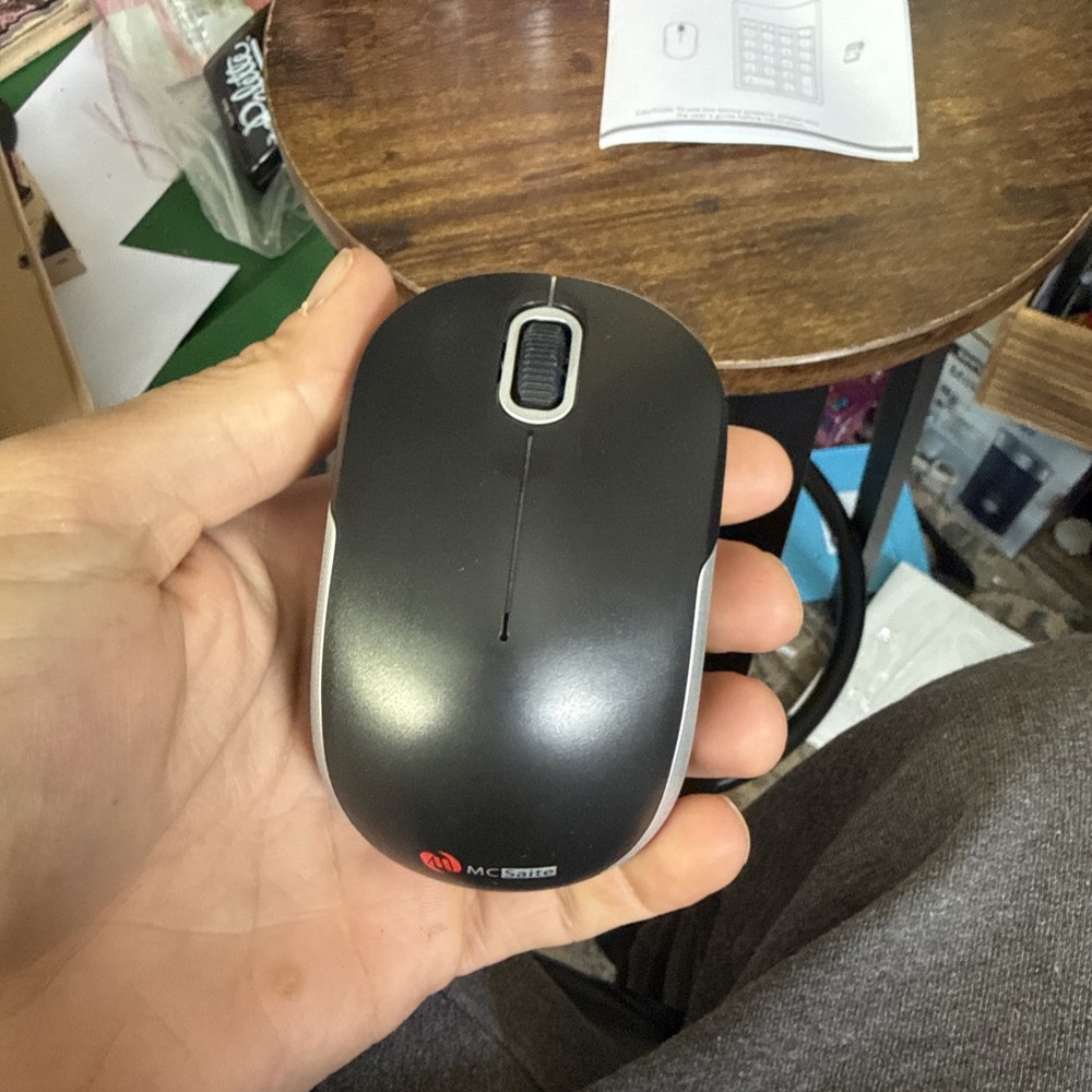 Wireless Numeric Keypad & Mouse Combo – McSaite MC-61CB – 2-in-1 USB – 10m Range