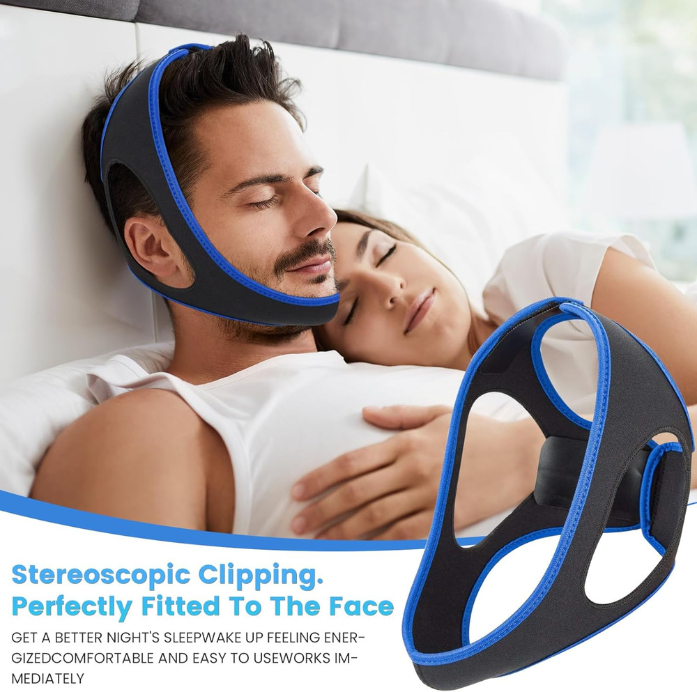 Snoring Chin Strap Comfortable Universal Snoring Devices Adjustable Effective St