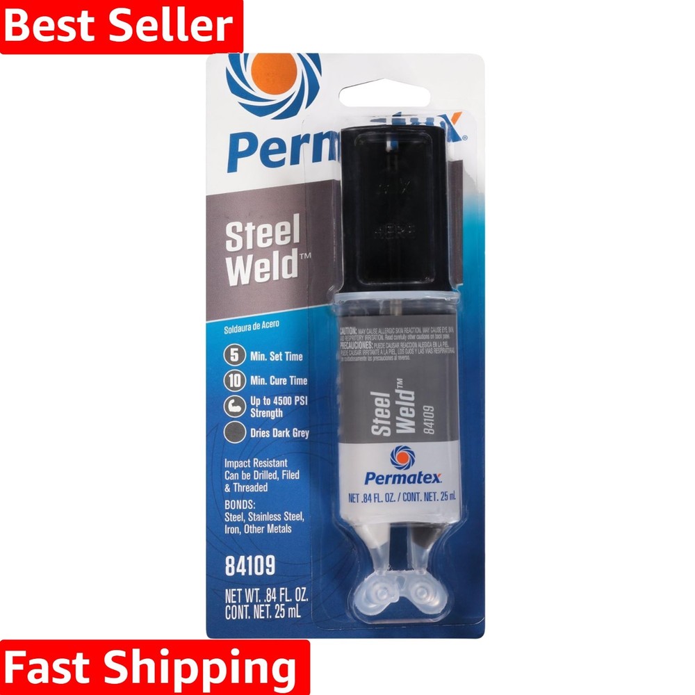 PermaPoxy 4 Minute Multi-Metal Epoxy, 0.84 oz. , Grey