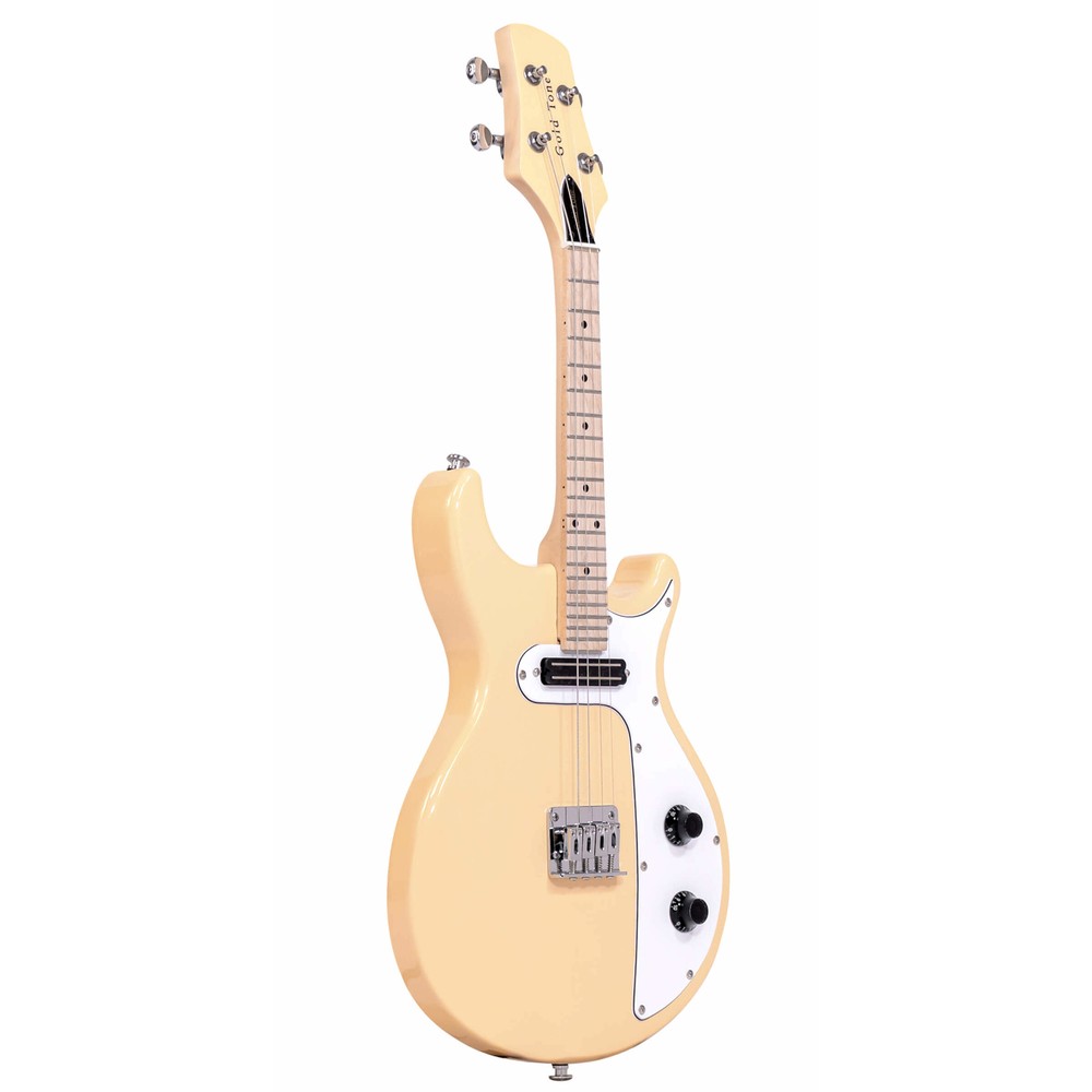 Gold Tone GME-4 4-String Solid Body Electric Mandolin, Cream