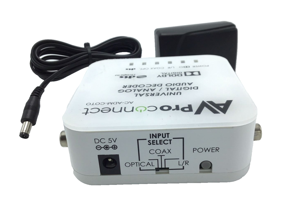 AV ProConnect AC-ADM-COTO Universal Digital / Analog Audio Decoder
