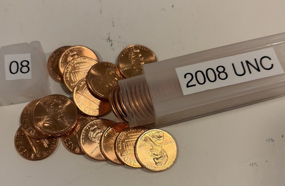 2008 lincoln cent roll BU